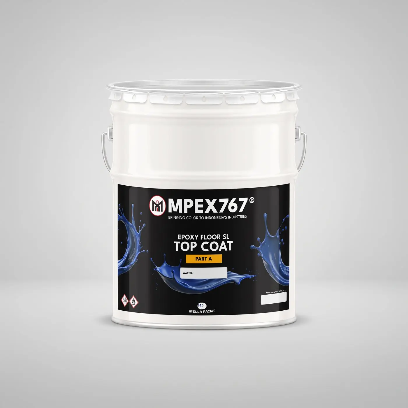 Kaleng MPEX767 SL Top Coat siap dipesan